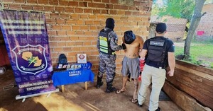 Detienen a presunto microtraficante y decomisan drogas en Cambyretá