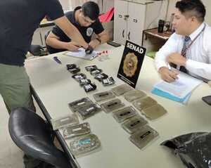 SENAD incauta más de 11 kilos de marihuana ocultos en encomiendas procedentes de Miami