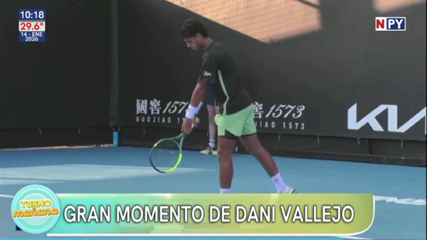 Dani Vallejo sigue firme en la clasificación del Australian Open 2026