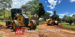 AVANZAN TRABAJOS DE MANTENIMIENTO VIAL EN EL BARRIO SAN MIGUEL CENTRO