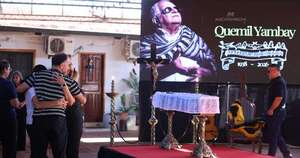 La Nación / Con banda púpe despiden a Quemil Yambay en su domicilio