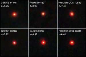 No eran galaxias gigantes: los pequeños puntos rojos serían agujeros negros jóvenes - Ciencia - ABC Color