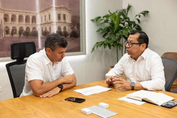 Popular / Hambre Cero 2026: Peña y Rojas ajustan detalles para blindar la alimentación escolar