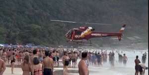 Video: rescatan a hombre tras ahogamiento en playa de Brasil; víctima sería un paraguayo - Mundo - ABC Color