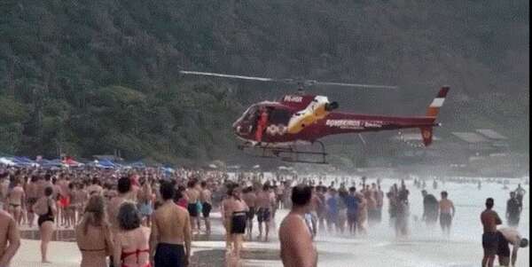 Video: rescatan a hombre tras ahogamiento en playa de Brasil; víctima sería un paraguayo - Mundo - ABC Color
