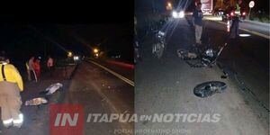  ACCIDENTE DE TRÁNSITO CON DERIVACIÓN FATAL EN CARMEN DEL PARANÁ