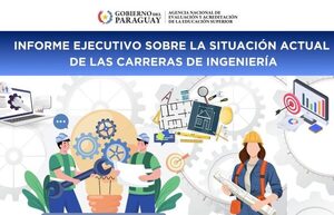 Solo 18,3% de las carreras de ingeniería están acreditadas en Paraguay, según último informe de la ANEAES
