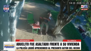 ¡Desalmado! Robó, amenazó y agredió a un abuelo frente a su vivienda en Villarrica