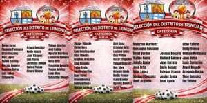TRINIDAD YA CUENTA CON SUS REPRESENTANTES PARA EL TERCER TORNEO INTERDISTRITAL