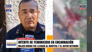 Presunto intento de feminicidio en Encarnación: víctima herida y agresor detenido