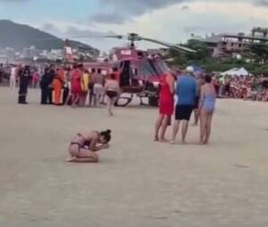 [VIDEO] Paraguayo rescatado de aguas rapai, luego de una hora volvió a respirar