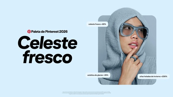 Pinterest anuncia sus colores tendencia para el año: del celeste fresco al coral intenso