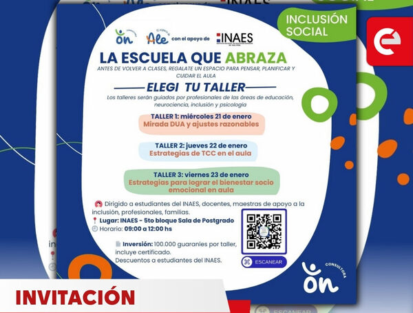 Invitan a talleres para acompañar el regreso a clases desde una mirada inclusiva - Canal-E