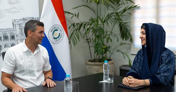 Peña recibió a una emisaria de Emiratos Árabes en medio de las reformas en el Pettirossi