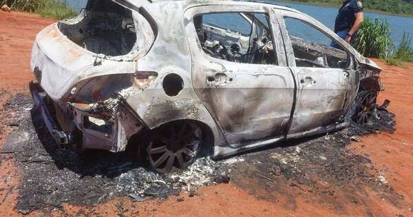 Diario HOY | Hallan vehículo incinerado en Juan E. O’Leary y no descartan vínculo con intento de asalto