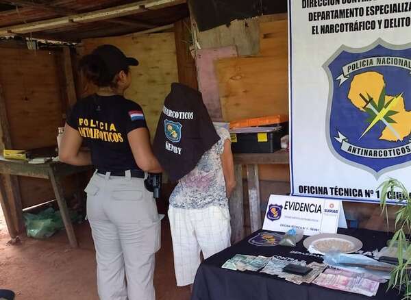 Allanamiento en Ypané deja drogas incautadas y una mujer detenida - Policiales - ABC Color