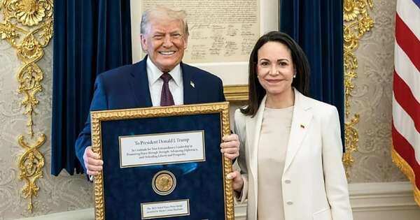 Diario HOY | Machado entrega la medalla del Nobel de la Paz a Trump, que alaba un “gesto maravilloso”