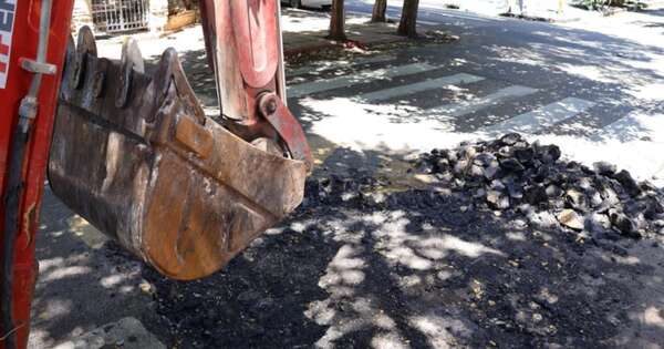 Diario HOY | Lomadas innecesarias ya fueron retiradas de 4 intersecciones de Asunción