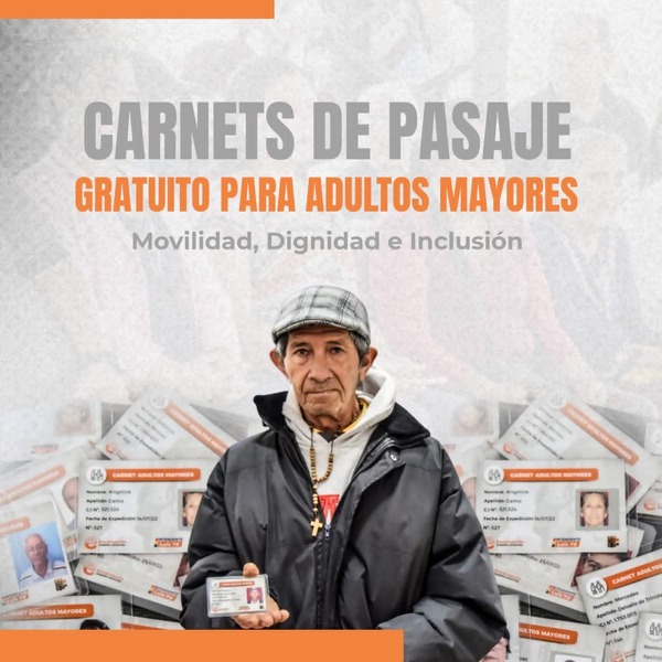 Encarnación fortalece la movilidad de sus adultos mayores con carnets de pasaje gratuito