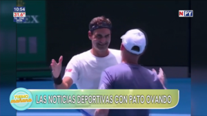 Roger Federer vuelve a encantar al público con un partido de exhibición en el Australian Open 2026