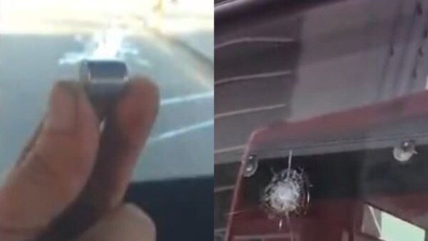 ¿Guerra entre empresas? Balean micros eléctricos y con aire en plena calle