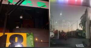 La Nación / Con balines y piedras atacan buses del transporte público: más de 30 unidades afectadas