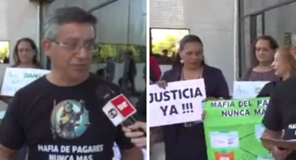 Víctimas de la “mafia de pagarés” se movilizan frente al Congreso - SNT