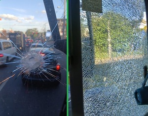 Vandalismo contra transporte público en Asunción afectó a 35 buses de varias empresas - ADN Digital