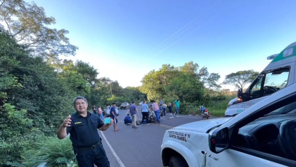 Adolescente que iba a bordo de motocicleta fallece en accidente de tránsito en Sapucái