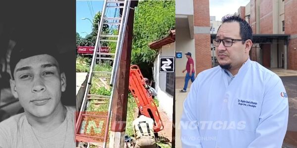 JOVEN ELECTROCUTADO EN CNEL. BOGADO MOSTRÓ UNA LEVE MEJORÍA ANTES DE FALLECER