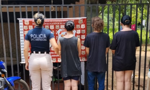 Mujeres detenidas por extorsión exigieron primero G. 50 millones y luego subieron el pedido a G. 500 millones - OviedoPress