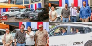 MUNICIPIOS DE ITAPÚA RECIBEN VEHÍCULOS PARA FORTALECER LA PROTECCIÓN DE LA NIÑEZ