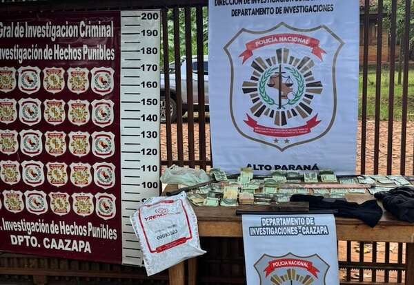 Asaltaron en Yegros y huyeron a Ciudad del Este: un detenido y parte del botín recuperado tras allanamientos - ABC en el Este - ABC Color