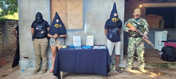 Senad detiene a hermanos por venta de crack en Caacupé