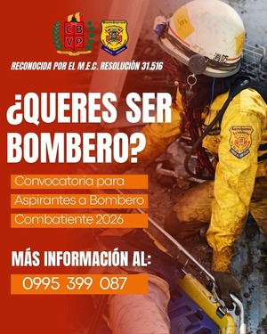 Hoy es tu momento ¿Querés ser Bombero?