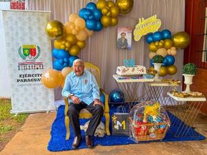 ¡Felicidades don Canuto González!: héroe de la Guerra del Chaco cumple 110 años