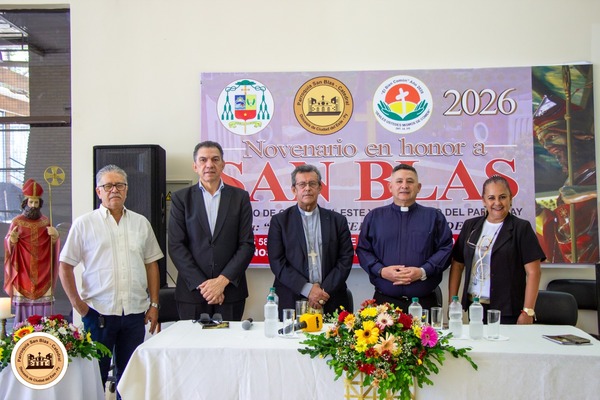 Presentan agenda del novenario a San Blas 2026 en Ciudad del Este - ADN Digital