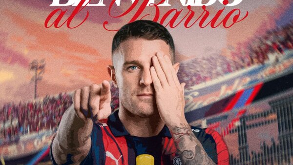 Cerro Porteño anuncia el fichaje de Pablo Vegetti