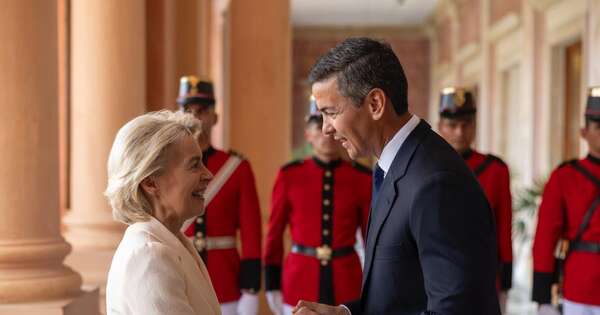 Diario HOY | Peña recibió a  Ursula von der Leyen antes del acuerdo