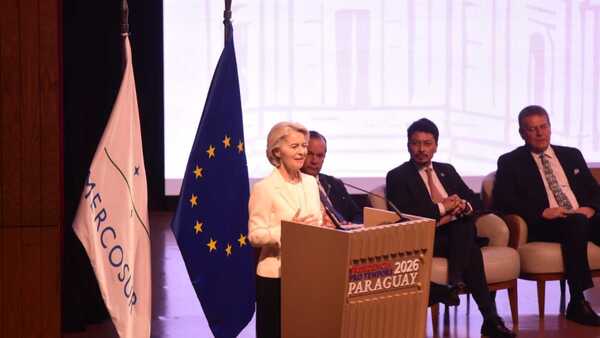 Acuerdo UE-Mercosur manda una señal "contundente" frente a los aranceles, afirma Von der Leyen