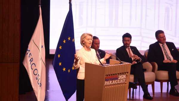 Von der Leyen: El acuerdo UE-Mercosur manda una señal "contundente" frente a los aranceles