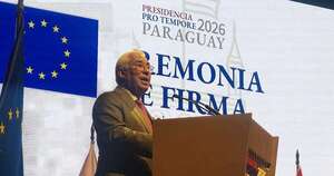 La Nación / Antonio Costas señala que Mercosur y UE envían un mensaje global a favor del comercio justo