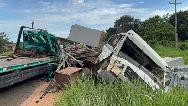 Dos camiones involucrados en un accidente más sobre la ruta PY08