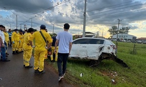 Accidente de tránsito sobre la ruta PY08 dejó solo daños materiales - OviedoPress