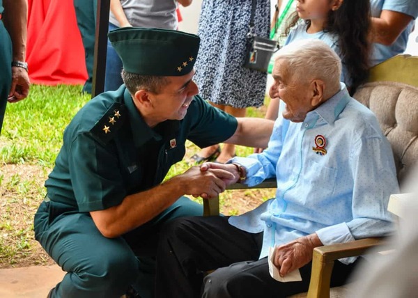 Héroe del Chaco: Don Canuto González celebra 110 años