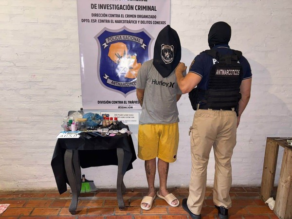Cae venezolano con laboratorio de drogas en Asunción