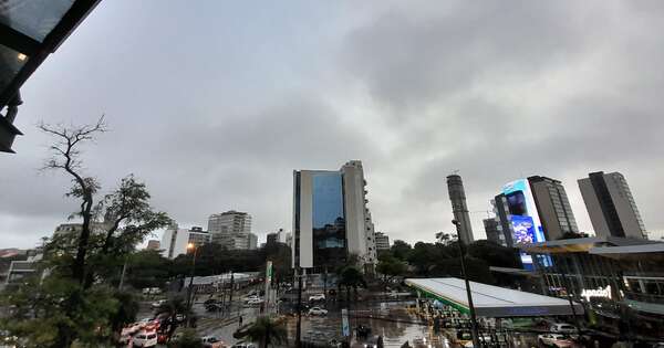 Diario HOY | Anuncian un domingo con lluvias y tormentas en gran parte del paí­s