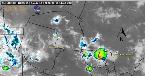 La Nación / Emiten aviso especial por probable tiempo severo para Asunción y nueve departamentos