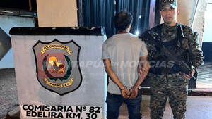 DETENIDO EN EDELIRA POR POSEER DOS ÓRDENES DE CAPTURA VIGENTES