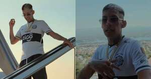 La Nación / Furor en redes: L-Gante luce la camiseta de Olimpia en nuevo videoclip